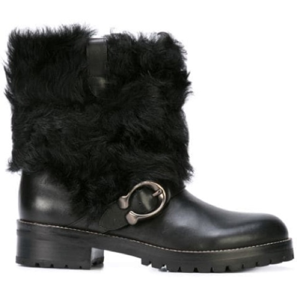 NWT COACH LEIGHTON BOOTS ☁️✨🖤🤍